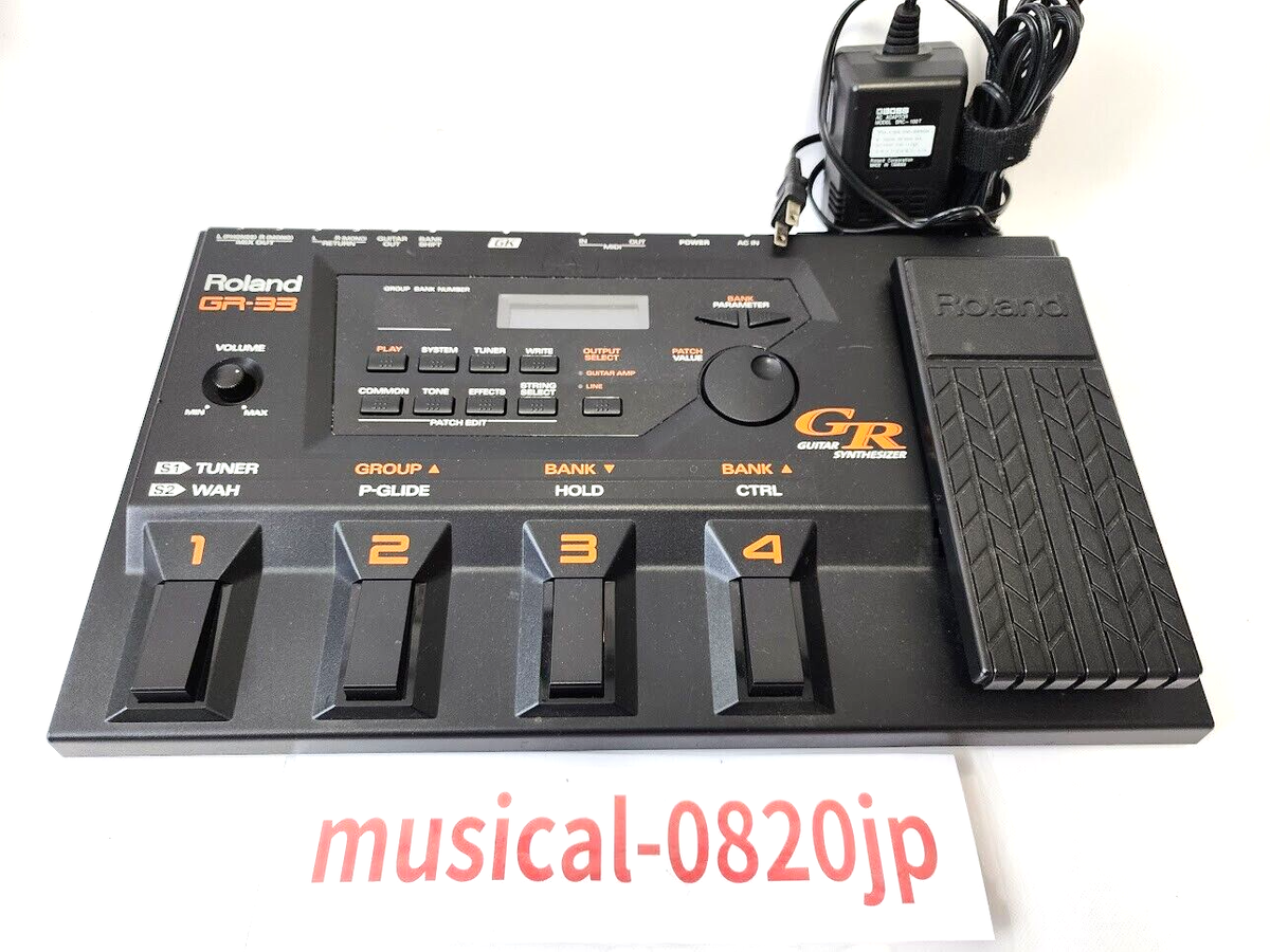 Roland GR-33 Guitar Synthesizer Module Multi Effect | eBay Roland GR-33 Guitar Synthesizer Module Multi Effect | eBay