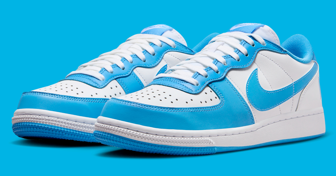 バズる!! ★ Nike Terminator Low University Blue New Nike Terminator Low University Blue White North Carolina