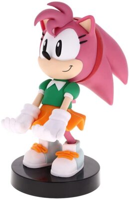 Sonic Amy Rose Cable Guys Figur Smartphone / Controller Halter + USB
