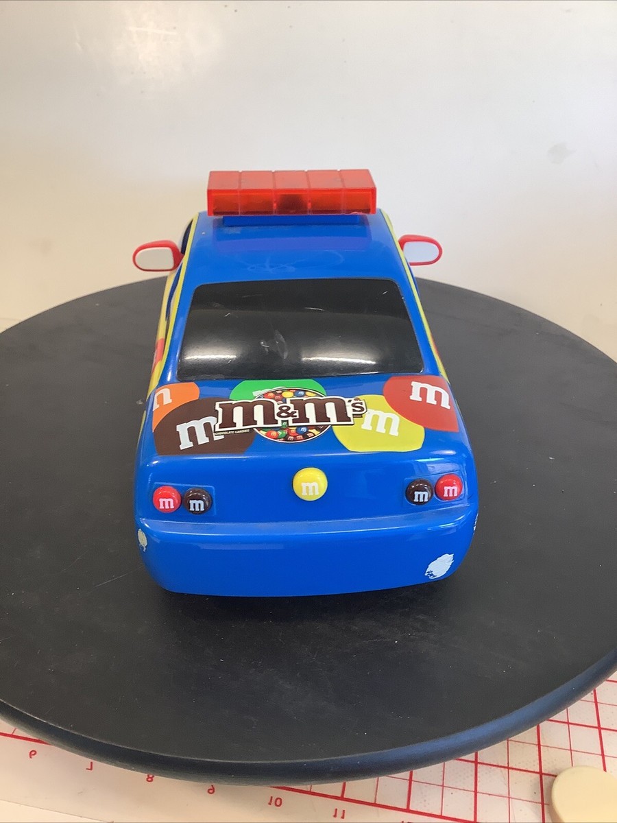 2010 M&M's Police Car Chocolate Candy Dispenser Vehicle Dish M&M
