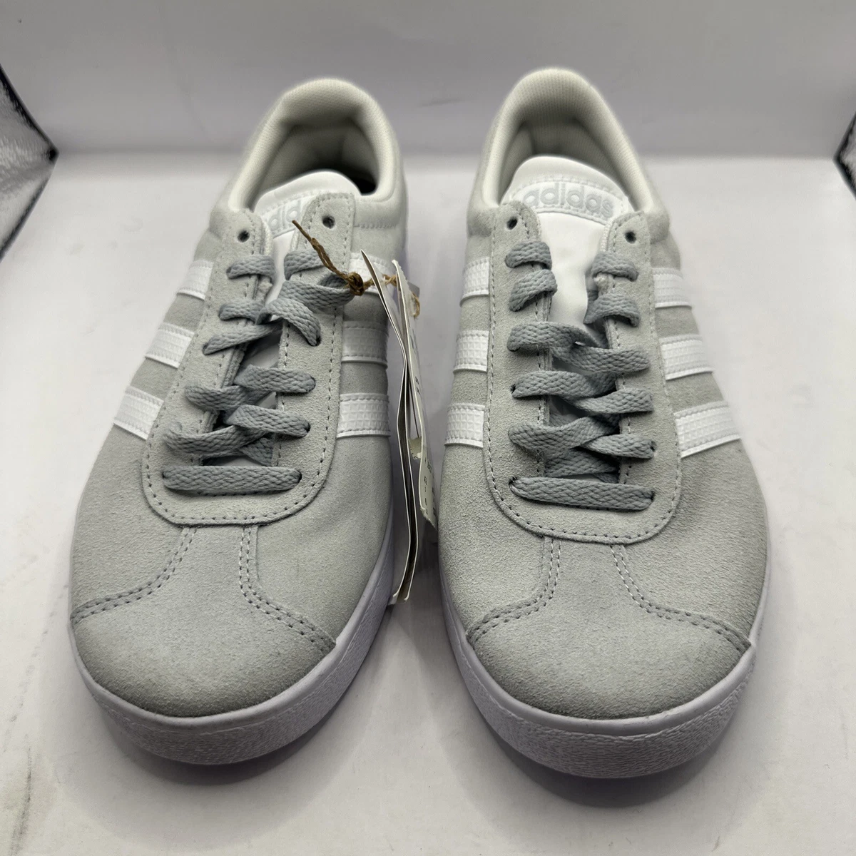Entrenadores para mujer ADIDAS VL Court 2.0 gris claro talla Reino Unido 4.5 EE. UU. 6 EUR 37 1 3