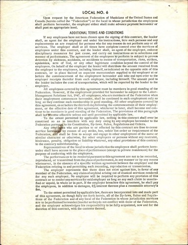 Janis Joplin Big Brother & The Holding Company 1966 CONTRATO DE CONCIERTO Stanford - Imagen 2 de 2