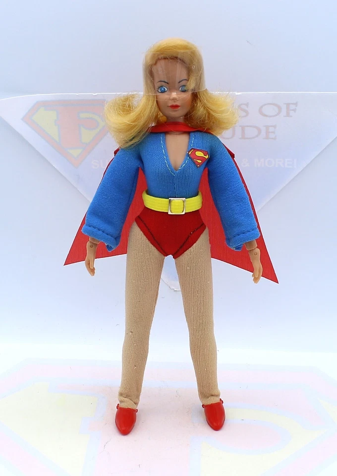 Figura de acción original Mego Supergirl vintage 1974 WGSH 8" ~ completa ~ como nueva Foto 2 de 4