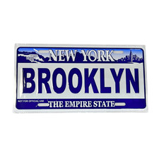 BROOKLYN: NEW YORK Gift Souvenir License Plate for Car, Truck, Home, Tourist