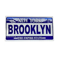 BROOKLYN: NEW YORK Gift Souvenir License Plate for Car, Truck, Home, Tourist