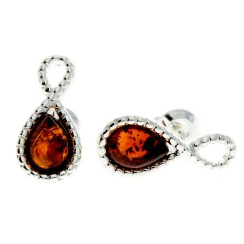 Boucle d'oreille Argent et pierre d'ambre en forme de grosse coccinelle bijouxda