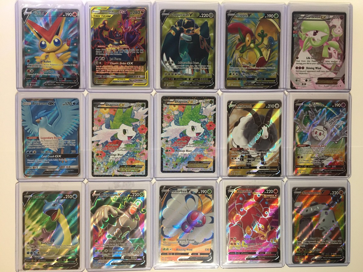 Pokémon TCG: 10 Card Lot (1) Full Art Pokémon Guaranteed | eBay