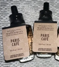 Bath And Body Works Paris Cafe Wallflowers Home Fragrance Refill Bulb Set Of 2