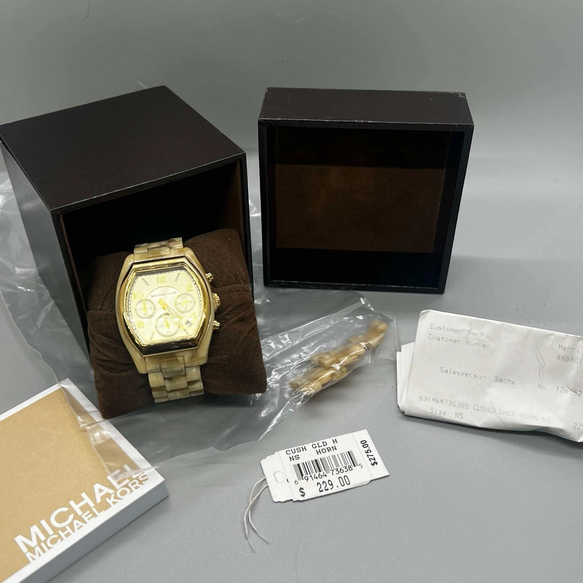 Michael Kors Tortoise Shell Watch for sale | eBay