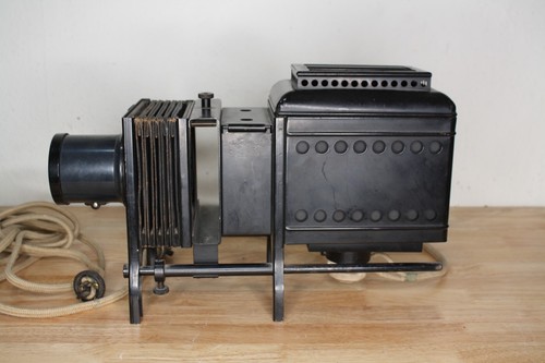 Bausch & Lomb Model B Balopticon Projector Magic Lantern Works w/slides - Picture 3 of 7