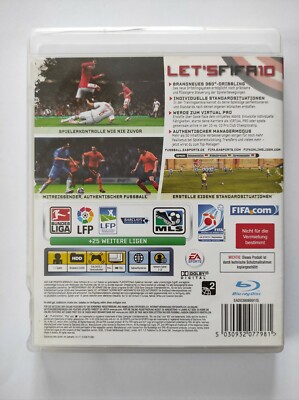 Fifa 10 – Sony Playstation 3 PS3 – PAL – Jeu Complet Bon État