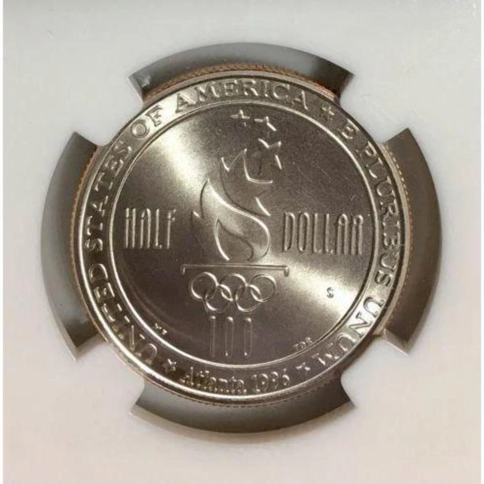 1996 S Olympics 50c Soccer NGC MS70  ***Rev. Tye's***  #301789 - Image 4 of 4