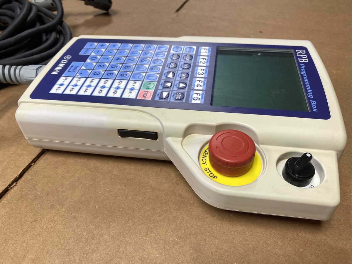 Yamaha RPB Robot Programming Box Teach Pendant RPB-200 FAST Yamaha RPB Robot Programming Box Teach Pendant RPB-200 FAST