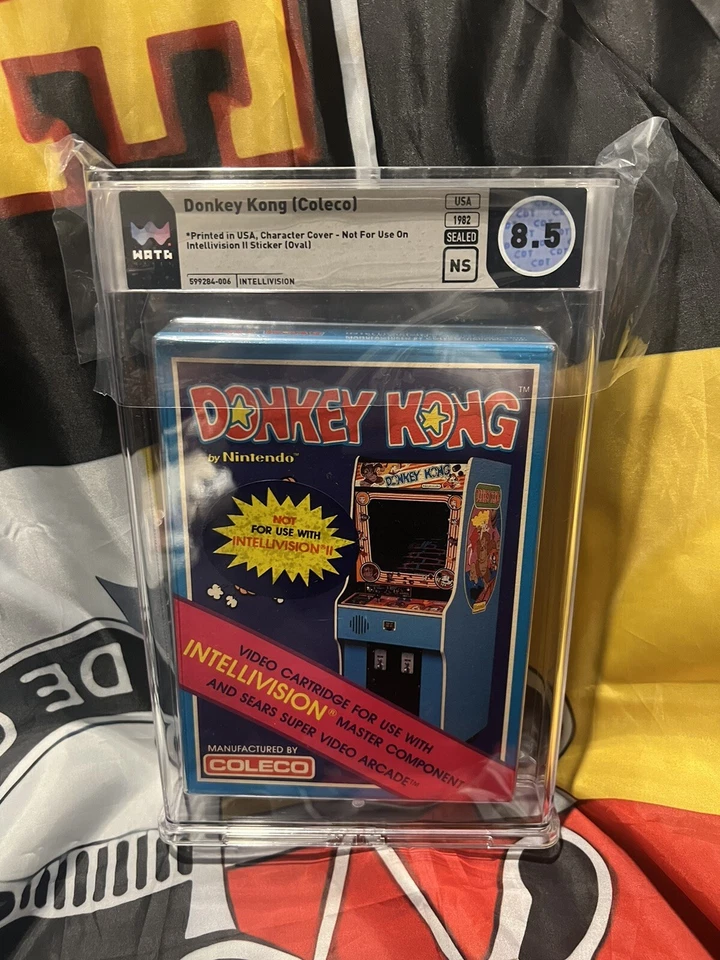 Donkey Kong Coleco 1982 Calificado 8.5 Sin Sello Hecho en Fábrica Original Foto 3 de 4