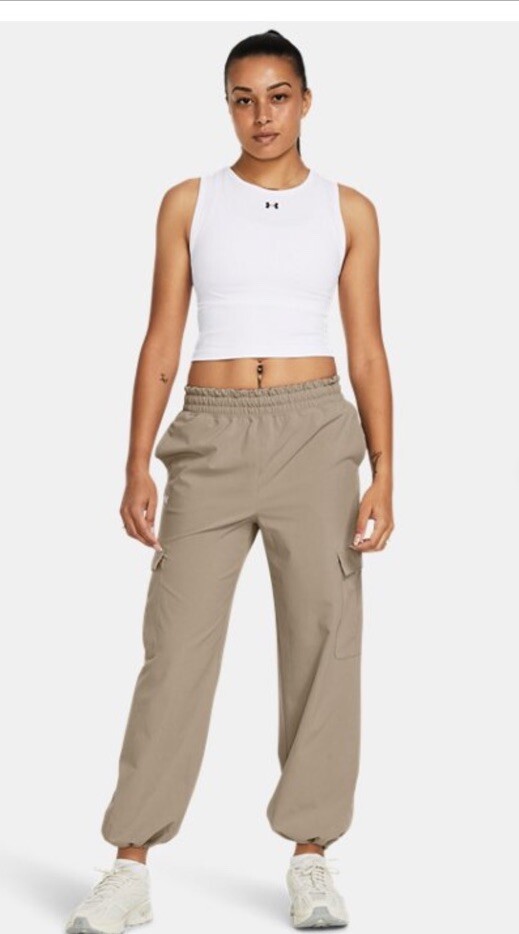 Under Armour Women's UA Rival Woven Cargo Pants 1382696 MSRP $60