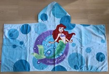 DISNEY Little Mermaid Princess Ariel Toddler Hooded Towel Beach Bath Pool