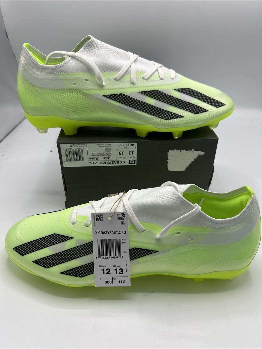 adidas Men's 12 X CRAZYFAST.2 FIRM GROUND SOCCER CLEATS