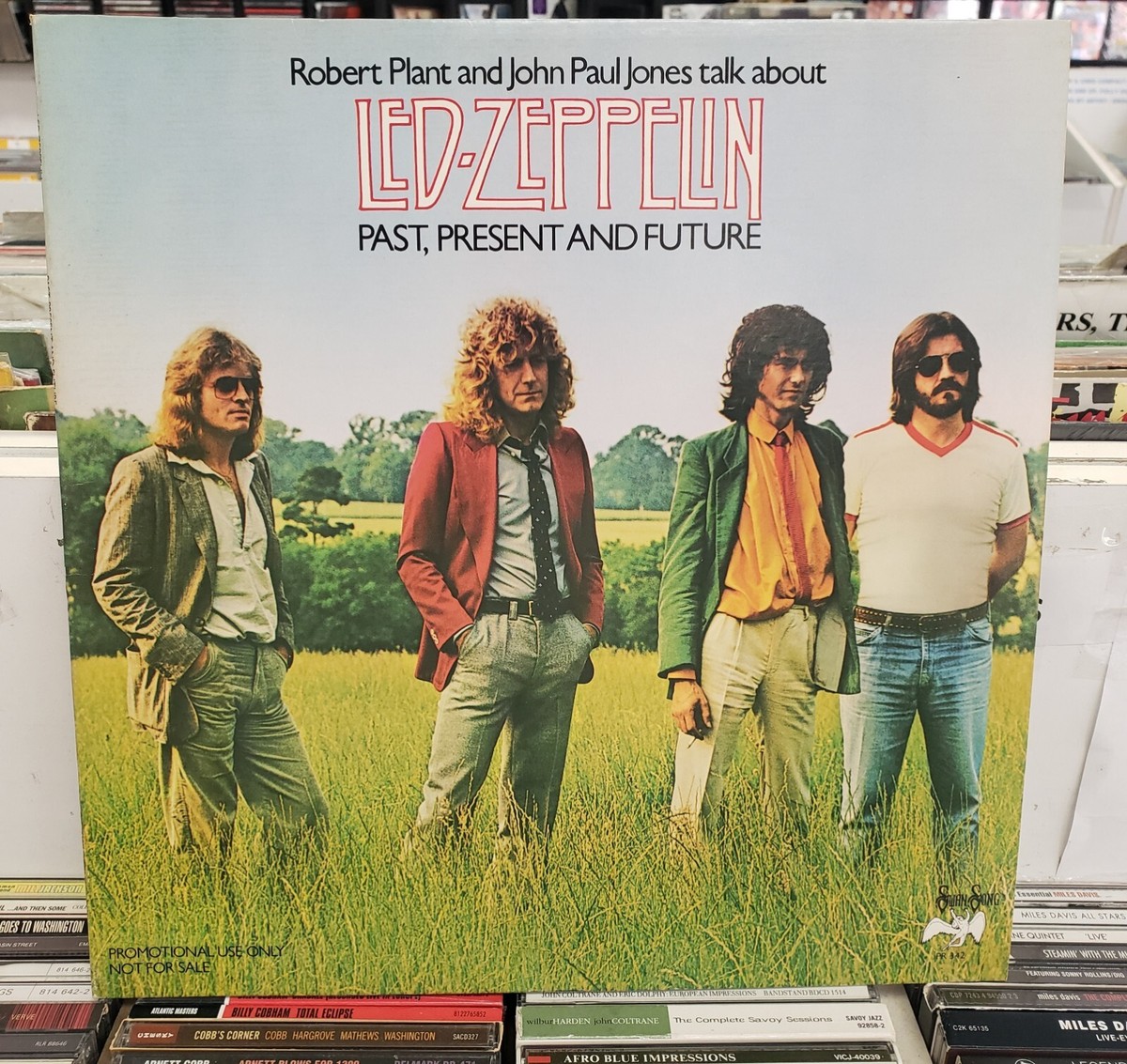 Led Zeppelin Past, Present And Future LP Unreleased Promo Led Zeppelin Past, Present And Future LP Unreleased Promo
