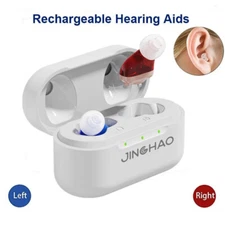 Mini Hearing Aids Digital Invisible In Ear Small Sound Voice Amplifier Enhancer