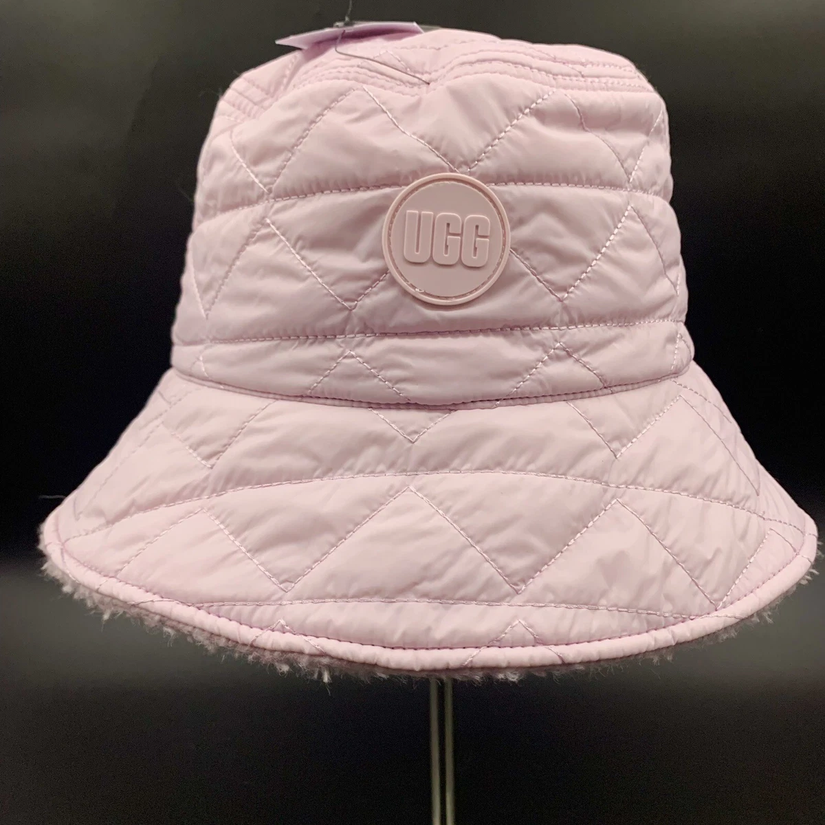 NWT UGG Water Resistant Bucket Lg / XL Blue Cotton-Lined Quilted Logo Hat Stretch Denim Reversible Bucket Hat of LA Dodgers Los  main image 4