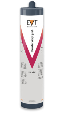 Profi EVT Struktur Acryl Weiss 310ml Kartusche in Premium-Qualität Fein und Grob