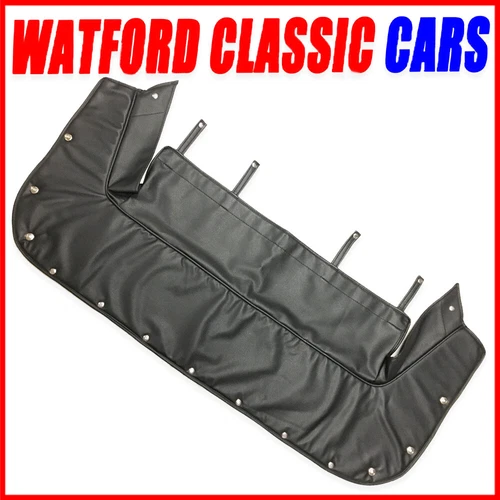 MG MIDGET & SPRITE 1968 - 1981 - Hood cover - 1/2 Tonneau Cover Black/Black