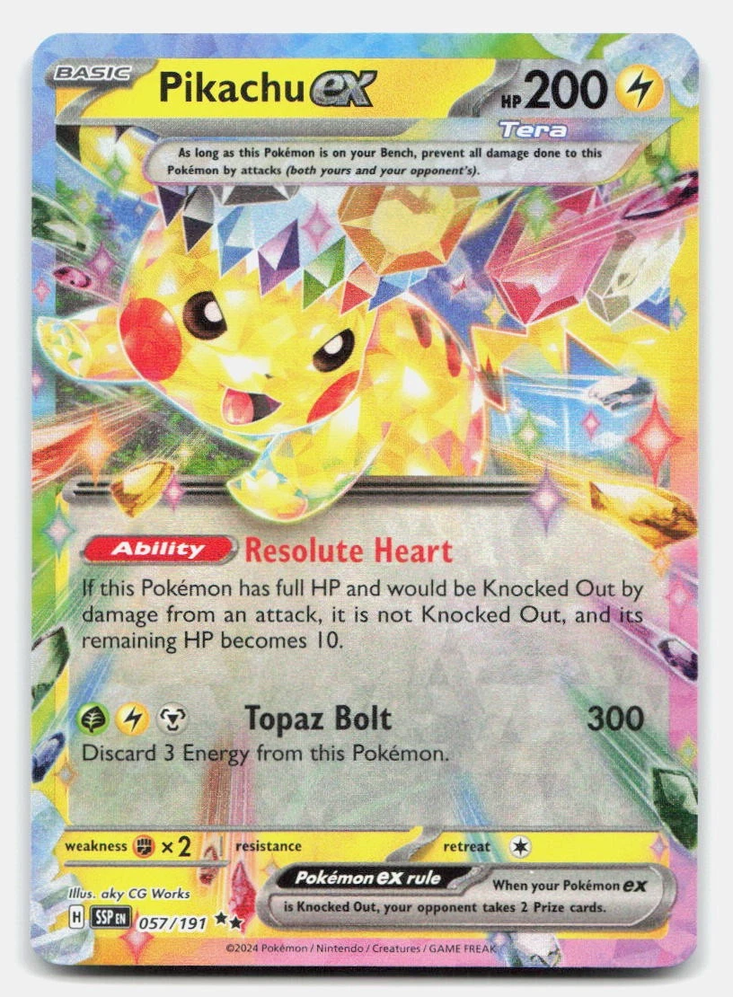PSA10 ピカチュウex 057/191 英語版 ポケモンカード Pikachu Ex 057/191 Sv08: Surging Sparks for sale | eBay