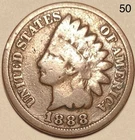 1888 Indian Head Penny Cent