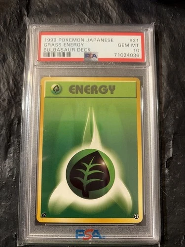 Basic Grass Energy 21 Intro Pack (Bulbasaur) Regular (Japanese) PSA 10