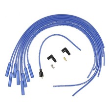 Accel Spark Plug Wires Super Stock 8mm Blue Straight Boots Universal V8 Set