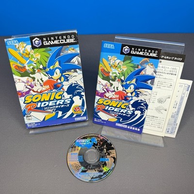NINTENDO GAMECUBE SONIC RIDERS GAME COMPLETE CIB JAPANESE JAPAN IMPORT J-NTSC
