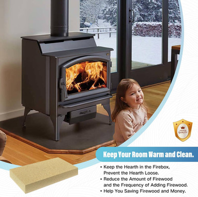 Woodstove Firebricks, Upgrade Fire Bricks Replacement for US Stove FBP6, Size...