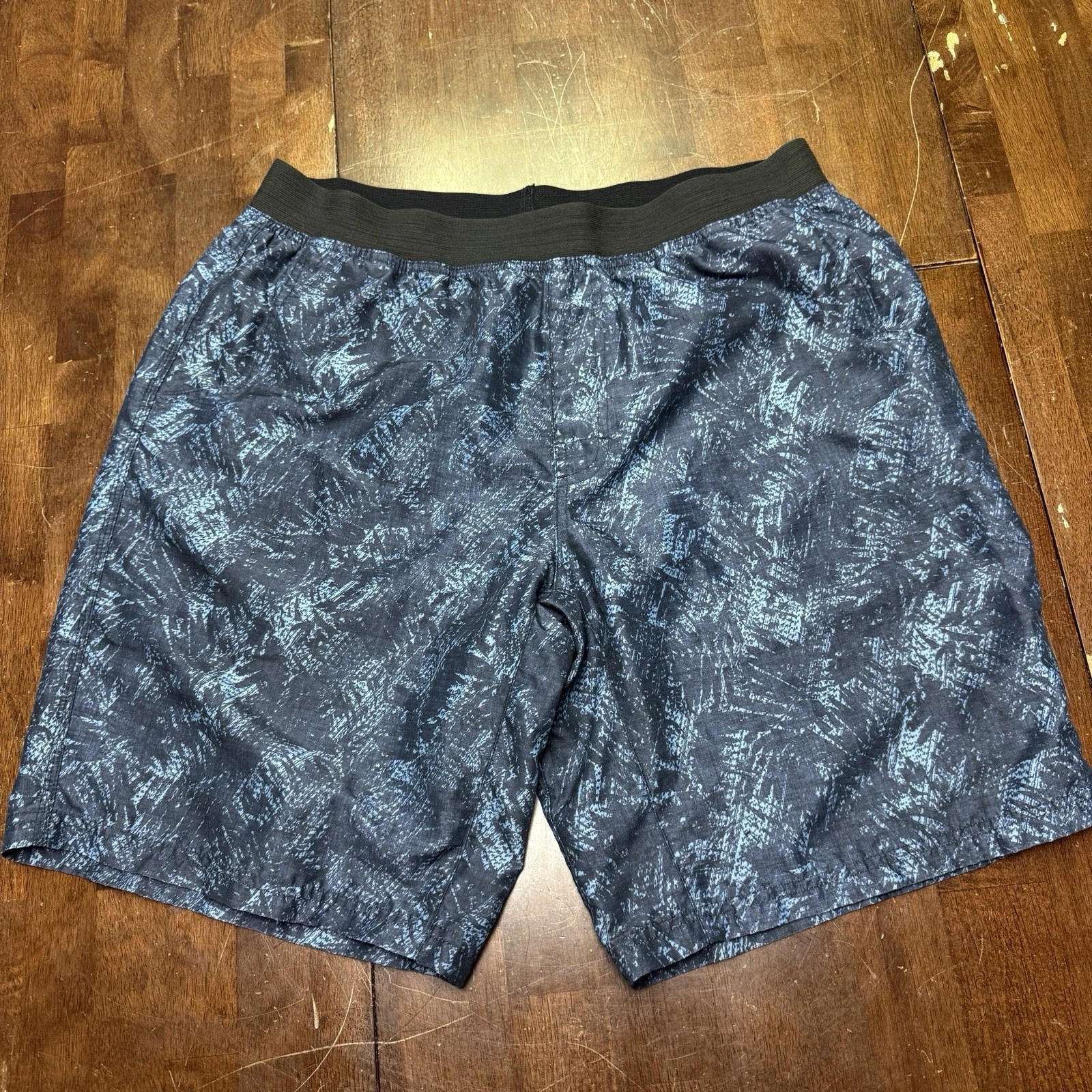 PrAna Mojo Shorts Men Sz XL Blue Performance Gym Festival Hiking Beach Shorts