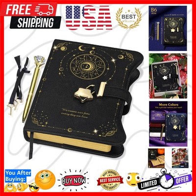 Diary with Lock and Keys for Girls Gift Ideas, 360 Kraft Pages Journal for Wo...