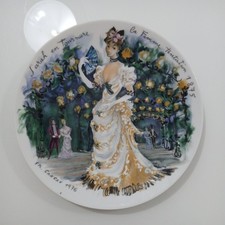 Wandteller Sammelteller Ligmoges Frauen d 19. Jahrhunderts Les Femmes du Siècle 