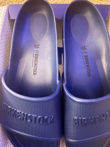 Birkenstock New with Box Barbados Navy EVA Regular Width 44 Men’s Size 11 - Picture 2 of 6