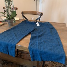 NWT Eileen Fisher HUDSN Washed Organic Linen D lav  Wide Leg Pants Size 2X