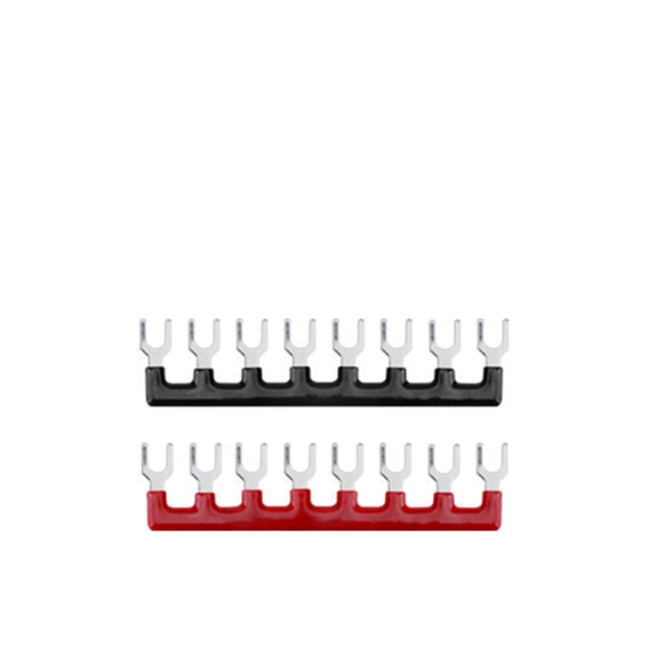 5 sets 600V 15A Dual Row 8 Position Screws Terminal Electric Block Barrier Strip - Image 2 of 2