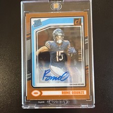 2024 Donruss Clearly ROME ODUNZE Orange Auto Rated Rookie /199 RC COLOR MATCH