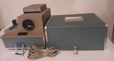 Vintage Argus 300 Model 38 Automatic Slide Projector With Case Tested Works 100 