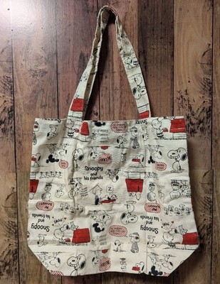 PEANUTS SNOOPY Foldable Eco Bag 35x37x13cm/13.77x14.56x5.11'' PEANUTS PEANUTS
