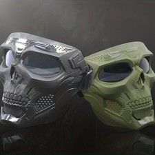 Tactical Airsoft Face Mask CS Protection AF Helmet Mask Skull Breathable Mask