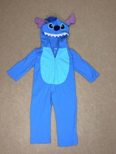 Disney Stitch one piece with hood 18M lightweight cozy halloween cosplay dress u