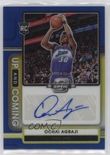 2022-23 Contenders Optic Up and Coming Blue Prizm 13/75 Ochai Agbaji Auto 0v33