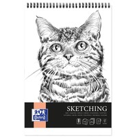 Oxford Skizzenblock A4 Katze 80 Blatt 90G/M² SäUrefrei
