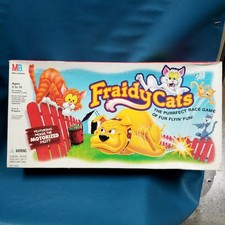 1994 VTG Fraidy Cats Milton Bradley Board Gam...