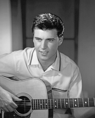 648469 Pop Singer Ricky Nelson Music Rock And Roll Wall Print Poster