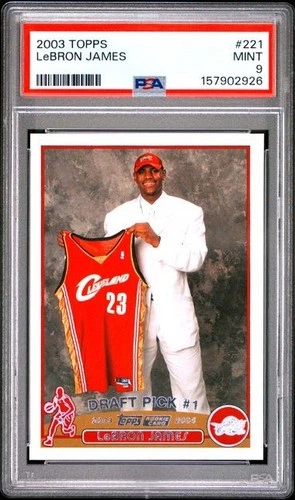 2003 Topps Lebron James #221 PSA 9 Rookie