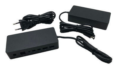Microsoft Surface Dock 1661 4x USB 3.0 2x MiniDP 1x RJ-45 1x Klinke 90W Netzteil