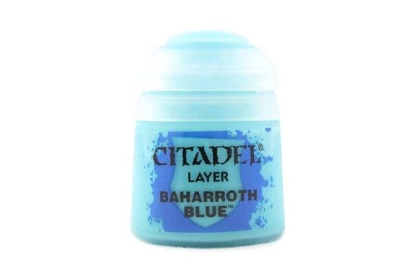 Warhammer 40K Citadel Layer Baharroth Blue 12Ml Farbe Modellbau Neu-image
